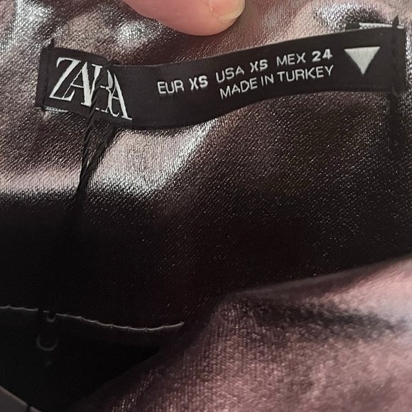 NWT Zara Silver Dress XS - Picture 6 of 6